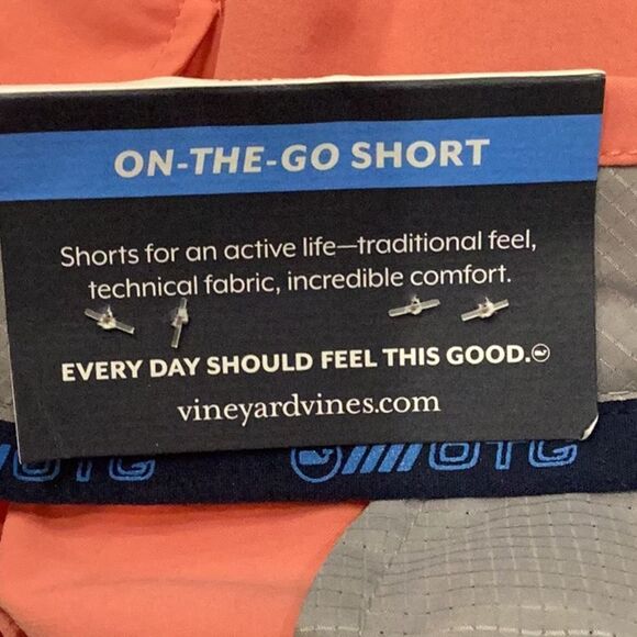 NWT vineyard vines Men's 10 Inch On-The-go Shorts 50B Big & Tall - Picture 8 of 15